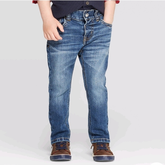 4 pairs 4T Cat & Jack Pants & Jeans, Only 1 pair ever worn & others never worn - Picture 4 of 4